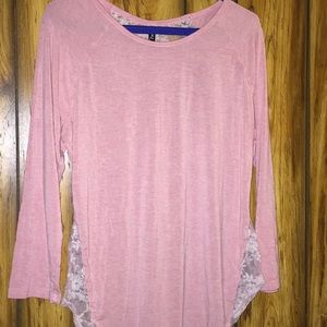 Lace Back Sleep Shirt